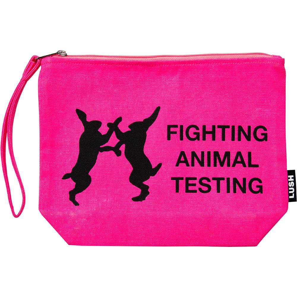 Fighting Animal Testing - Pink Pouch - Each