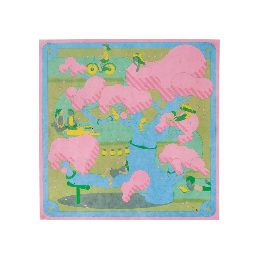 You, Me, And The Sakura Tree - 35cm x 35cm